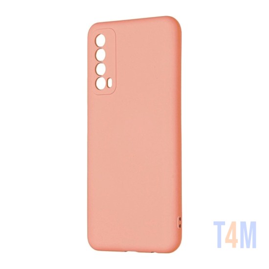 Capa de Silicone Para Huawei P Smart 2021/Y7a Rosa